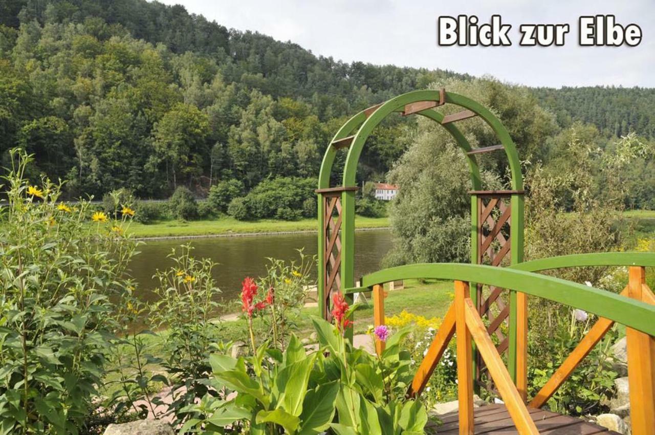 Pension Bomaetscher Prossen Buitenkant foto