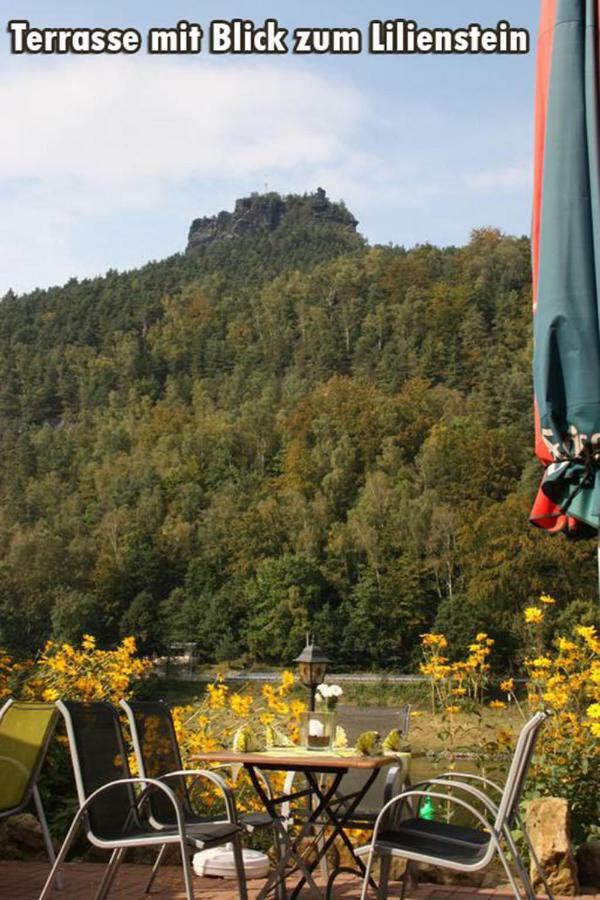 Pension Bomaetscher Prossen Buitenkant foto